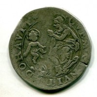 Modena, Francesco I d'Este (1629-1658): 2 lire 1657 (MIR#771/1), gr. 8,45