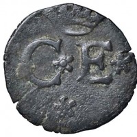 Carlo Emanuele I (1580-1630): quarto di I tipo (MIR#678c), grammi 0.55