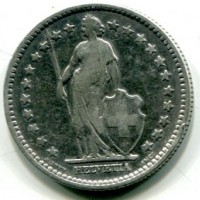 Svizzera, Confederazione: 2 franchi 1904
