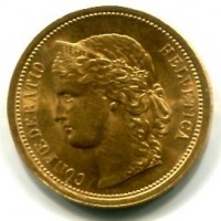 Svizzera, Confederazione: 20 franchi 1886 (KM#31.1)
