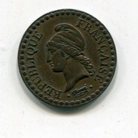 Francia, Seconda Repubblica (1848-1852): 1 centesimo 1851-A (Gadoury#84)