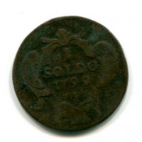 Gorizia, Francesco II (1792-1805): 1 soldo 1799-F (Gigante#15)