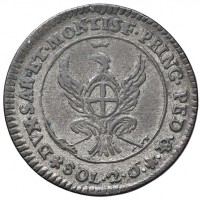 Vittorio Amedeo III (1773-1796): 2.6 soldi 1782 (Montenegro#394)