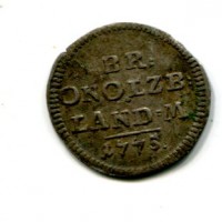 Germania, Brandenburg-Ansbach, Alexander (1757-1791): 2 1/2 kreuzer 1775 (KM#277)