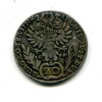Austria, Maria Teresa (1765-1780): 20 kreuzer 1777 (KM#1999)
