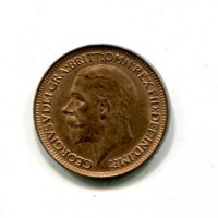 Gran Bretagna, Giorgio V (1910-1936): farthing 1927 (Spink#4061)