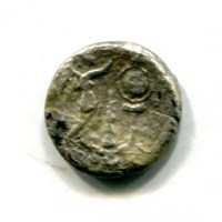 Anonime con simboli (dopo il 211 a.C.): vittoriato simbolo: clava, coniato nel sud Italia 2,09g (RRC #89/1a)