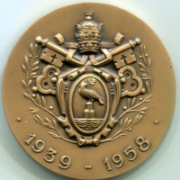 Pio XII (1939-1958): medaglia 1958