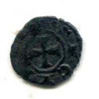 Manfredonia, Manfredi (1258-1266): denaro (MIR#482)
