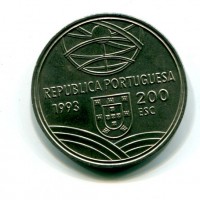 Portogallo, Repubblica (dal 1910): 200 escudos 1993 "Espingarda" (KM#666)