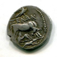 Illiria, Dyrrachium (III-II sec. a.C.): vittoriato 3,43g (BMC #131)