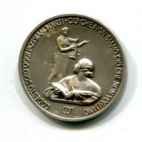 Eugenio Montale: medaglia per la sua morte 12-settembre-1981, diametro 32mm, gr.15,60