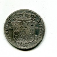 Napoli, Carlo di Borbone (1734-1759): 1/2 piastra 1750 (Gigante#40)