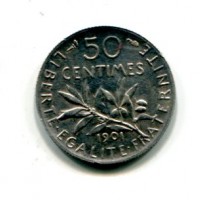 Francia, Terza Repubblica (1871-1940): 50 centesimi 1901