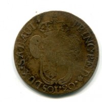 Vittorio Amedeo III (1773-1796): 20 soldi 1796 (Montenegro#990c)
