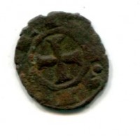 Manfredonia, Manfredi (1258-1266): denaro (MIR#482)
