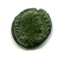 Valente (364-378 d.C.): aes III "GLORIA ROMANORVM" zecca non rilevabile (RIC IX# / )