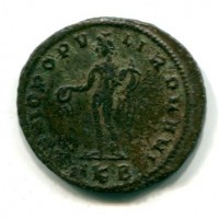 Galerio Massimiano (305-311 d.C.): follis "GENIO POPVLI ROMANI" 5,88g (RIC,VI#36)