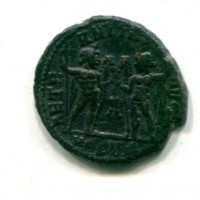 Massenzio (306-312 d.C.): follis " AETERNITAS AVG N" zecca di Ostia 5,65g (RIC,VI#14)