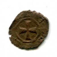 Manfredonia, Manfredi (1258-1266): denaro (MIR#482)
