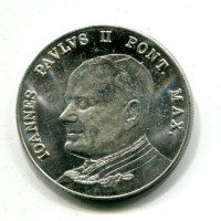 Giovanni Paolo II (1978-2005): medaglia 1978 "Totus Tuus", gr.15,20, diametro 35mm
