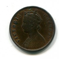 India Britannica, Vittoria (1837-1901): 1/4anna 1882 (KM#486)