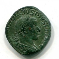 Gordiano III (238-244 d.C.): sesterzio "IOVI STATORI" 16,22g (RIC IV #298a) bella patina