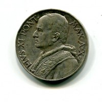 Vaticano, Pio XI (1929-1938): 10 lire 1931 (Gigante#13), colpetto