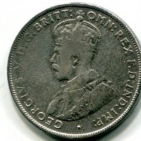 Australia, Giorgio V (1910-1936): 1 fiorino 1931 (KM#27), colpetti al bordo
