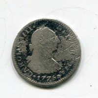 Messico, Carlos III (1759-1788): 1 real 1775-FM (KM#78.2)
