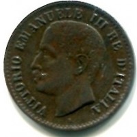 Vittorio Emanuele III (1900-1943): 1 cent. 1905 (Gigante#310)