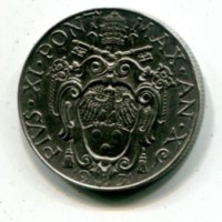 Vaticano, Pio XI (1929-1938): 50 centesimi 1931-X (Gigante#55)
