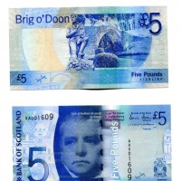 Scozia: 5 pounds 2007 (Pick#124A)