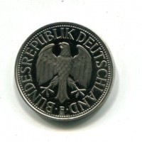 Germania, Rep. Federale (dal 1949): 1 marco 1975-F (KM#110)