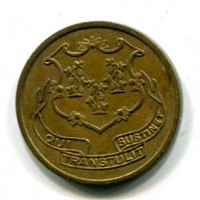 USA, Connecticut: token "Good for 1 fare Turnpike", gr.4,17, diametro 22,5mm