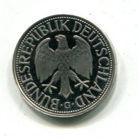 Germania, Rep. Federale (dal 1949): 1 marco 1975-G (KM#110)