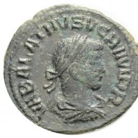 Vaballato (271-272 d.C.): antoniniano "IMP AVRELIANVS AVG" zecca di Antiochia 3,24g (RIC#381; Sear#11718; Cohen#52), grammi 3.81, mm 16.7