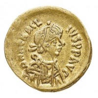 Eraclio (610-641 d.C.): tremisse, zecca di Ravenna (Sear#902; D.O.C.,II,368#276; Ratto--), grammi 1,50
