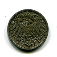 Germania, Guglielmo II (1888-1918): 10 pfennig 1905-J (KM#12)
