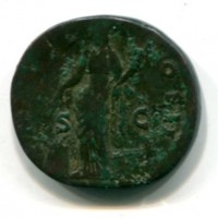 Antonino Pio (138-161 d.C.): sesterzio "PM TR POT COS II PP" 22,27g (RIC III#529a)