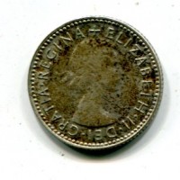 Australia, Elisabetta II (1952-2022): 6 pence 1953 (KM#52)