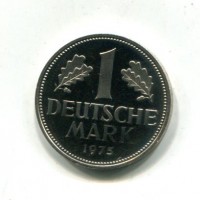Germania, Rep. Federale (dal 1949): 1 marco 1975-J (KM#110)
