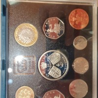 Gran Bretagna, Elisabetta II (1952-2022): serie zecca 1997-PROOF- (Spink#PS59), 10 pezzi nella confezione originale