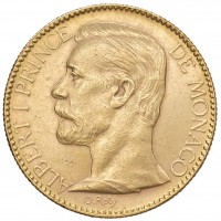 Principato di Monaco, Alberto I (1889-1922): 100 franchi 1895 (KM#105)