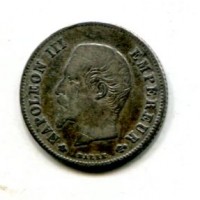 Francia, Napoleone III (1852-1870): 20 cent. 1860-BB (Gadoury#305)