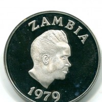 Zambia: 10 kwacha 1979 "Falcone Taita" (KM#19a), 3250 pezzi coniati
