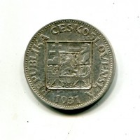 Cecoslovacchia, Repubblica (1918-1938): 10 Korun 1931 (KM#15)

