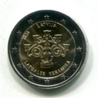 Lettonia 2020: 2 euro commemorativi "CERAMICA DELLA LETGALLIA"