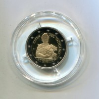 Vaticano 2021: 2 euro commemorativi "Caravaggio", nella sua confezione
