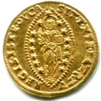 Venezia, Alvise Contarini (1676-1684): zecchino (Paolucci#107.1), gr. 3,43
